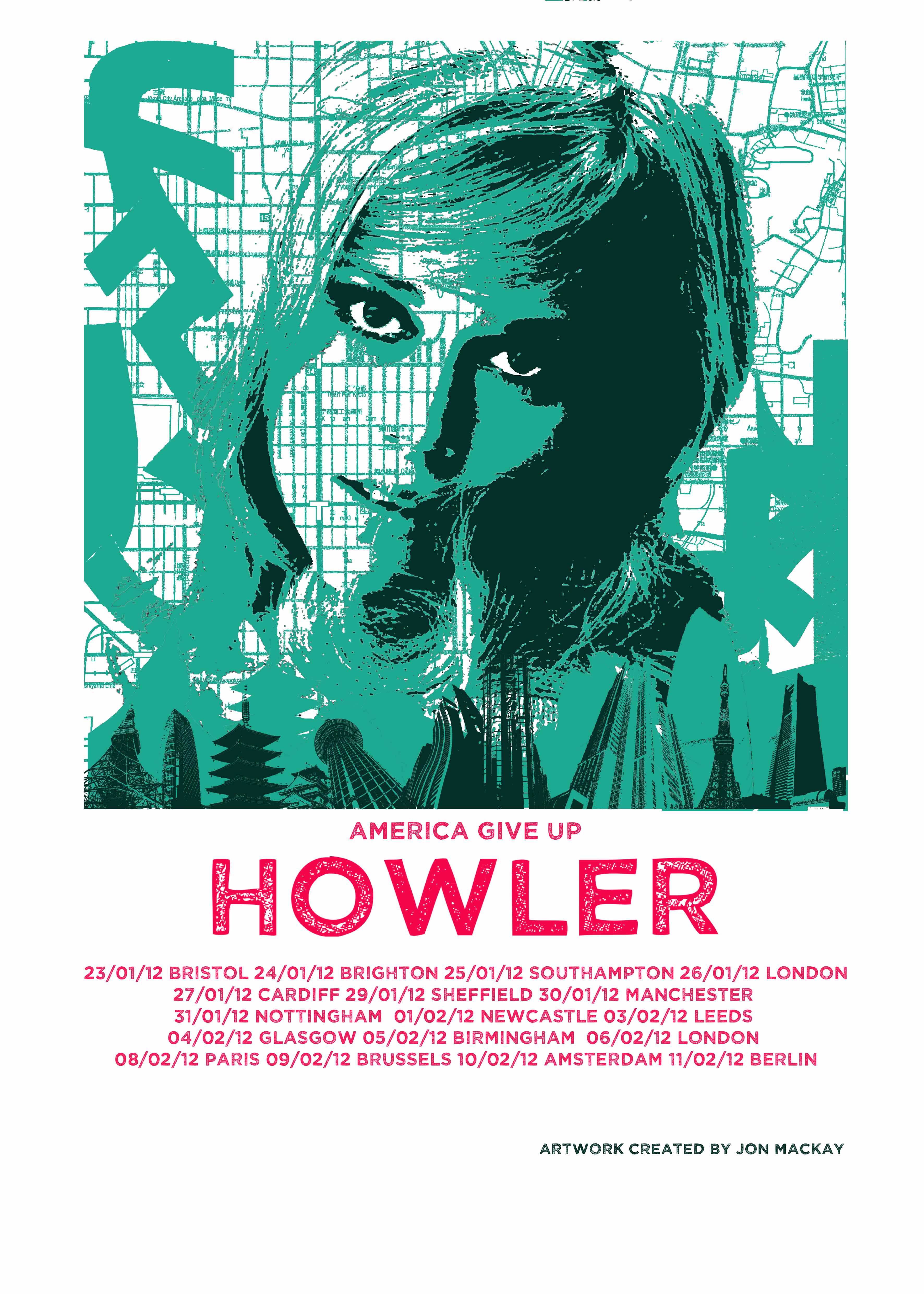 HOWLER - TOUR POSTER
