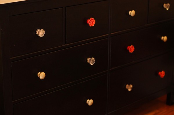 : Ikea Dresser With New Knobs Design
