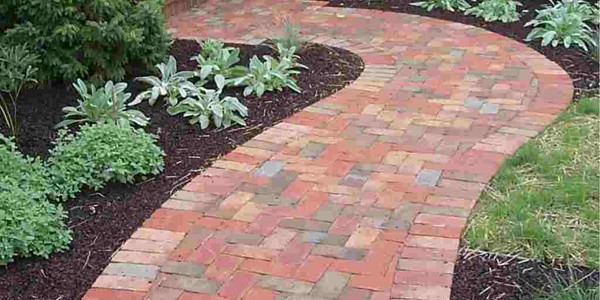 Nice Paver  Walkway Colored