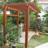 Small Wooden Grape Trellis