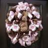Bird nest on front door