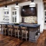 Black-rustic-country-bar-incredible-designer-kitchen-island