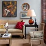 Eclectic-living-room-best bedroom lighting