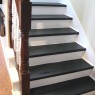 Painted stairs Black and white ideas design