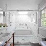 Shower-Mosaic-Brick-Design-a-Bathroom clening Tips