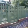 Wood-grey-picket fence design