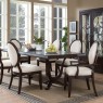 contemporary dining table and chair white