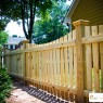 wood picket fence styles