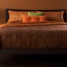 Duvet-Cover-to-Create-French-Style-in-Your-Room-with-orange-wall