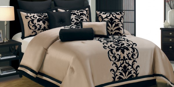 King Dawson Black And Gold Comforter Set