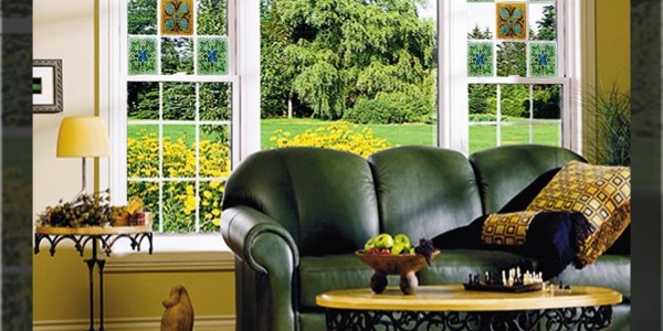 Crystal Glass Window Decoration Interior