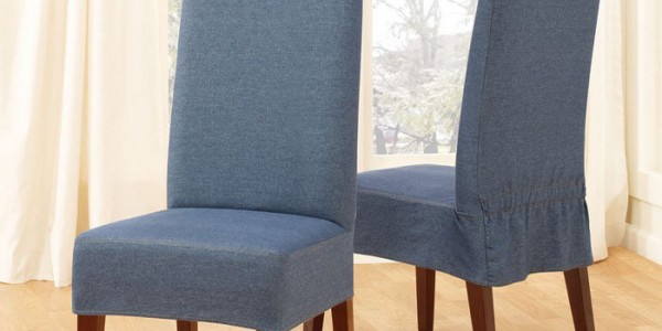 Dining Room Chair Slipcovers Grey Color