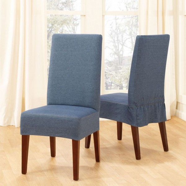 : Dining Room Chair Slipcovers Grey Color