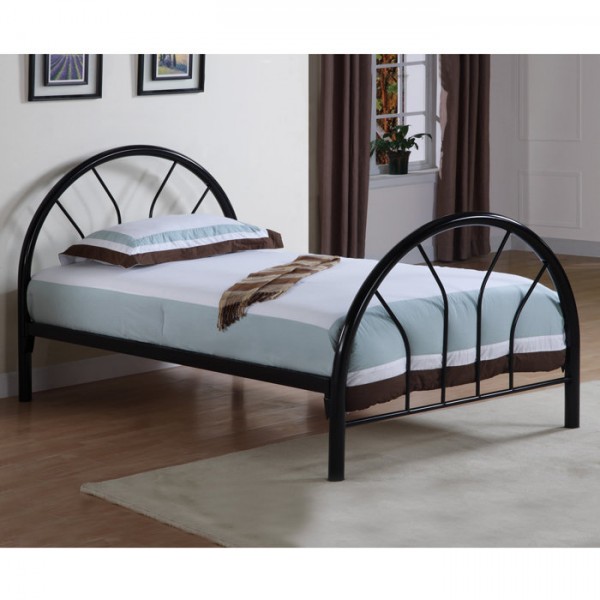 : Metal Twin Bed Frame Headboard