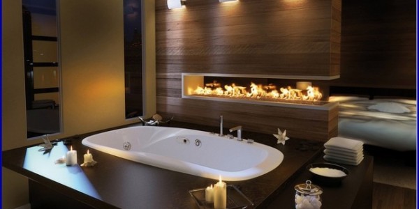 LuxuryAnd Romantic  Bathroom Lighting Ideas